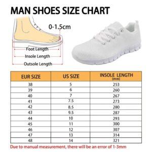 GLENLCWE 3D Sea Turtle Women Men Athletic Running Shoes Non Slip Walking Tennis Shoes Breathable Lightweight Sneakers Casual Trainer for Work Travel Outdoor