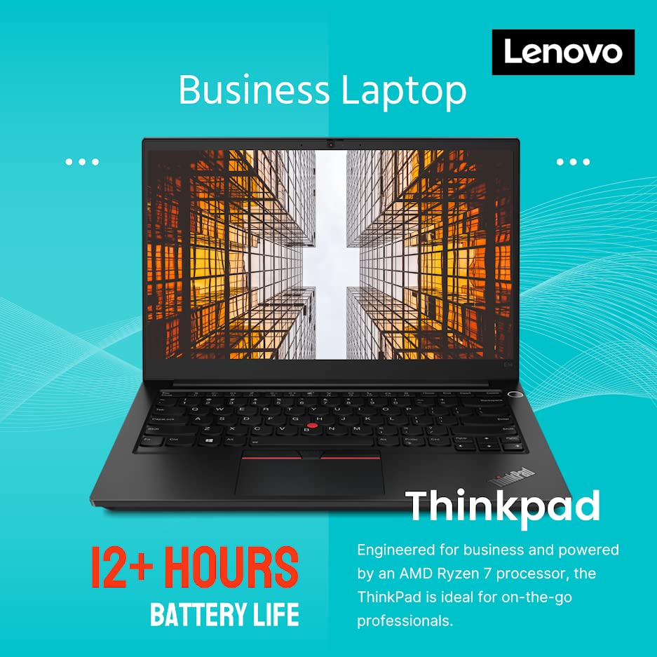 Lenovo Thinkpad E14, 14" FHD Business Laptop, AMD Ryzen 7 5700U(Beat i7-1195G7, 8 Cores, up to 4.3 Ghz), 16GB DDR4 RAM, 512GB PCIe SSD, BT 5, Dolby Audio, Long Battery Life, Windows 11 Pro, Black