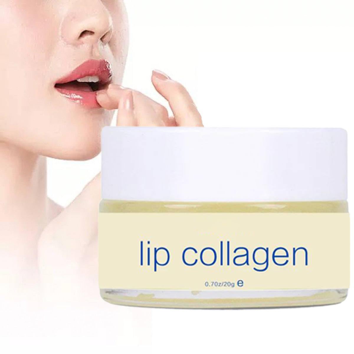 NUOVADERM Collagen Lip Mask with Squalane, Your Secret to Soft and supple Lips, Lip Plumper for Moisturizing, Hydrating, Anti-Aging, and Elasticity-Boosting For Unisex with One Wand