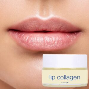 NUOVADERM Collagen Lip Mask with Squalane, Your Secret to Soft and supple Lips, Lip Plumper for Moisturizing, Hydrating, Anti-Aging, and Elasticity-Boosting For Unisex with One Wand