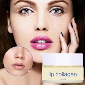 NUOVADERM Collagen Lip Mask with Squalane, Your Secret to Soft and supple Lips, Lip Plumper for Moisturizing, Hydrating, Anti-Aging, and Elasticity-Boosting For Unisex with One Wand