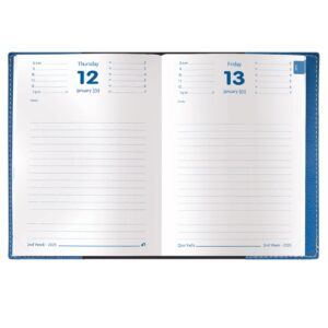 quo vadis 2024 notor - daily planner - 12 months, jan. to dec. - 4 3/4 x 6 3/4" - refill - time mangement organizer and appointment journal
