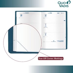 Quo Vadis 2024 Notor - Daily Planner - 12 Months, Jan. to Dec. - 4 3/4 x 6 3/4" - Refill - Time Mangement Organizer and Appointment Journal