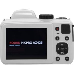 Kodak PIXPRO AZ425 Digital Camera + 64GB Memory Card + Camera Case (Black) + USB Card Reader + Table Tripod + Accessories (White)