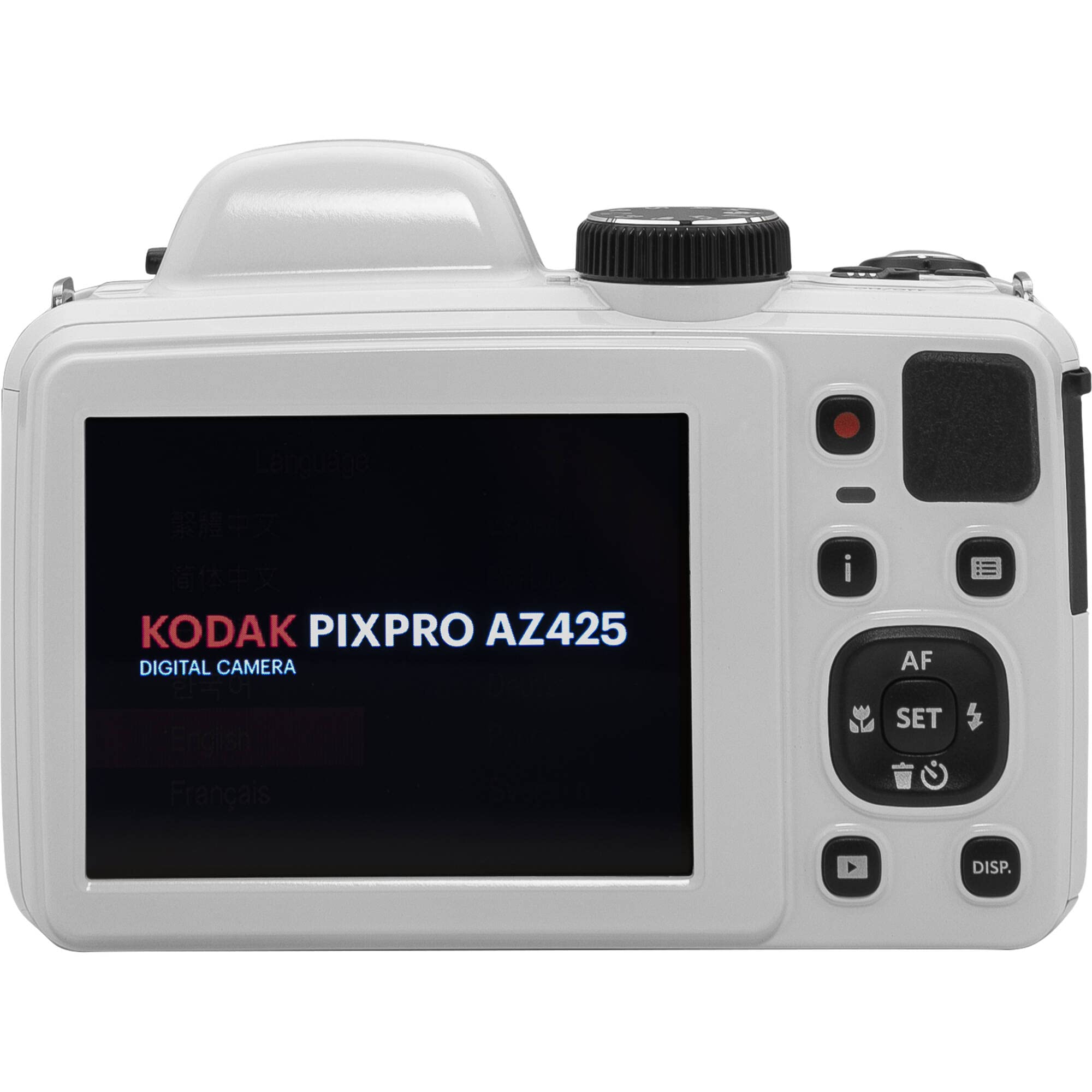 Kodak PIXPRO AZ425 Digital Camera + 64GB Memory Card + Camera Case (Black) + USB Card Reader + Table Tripod + Accessories (White)