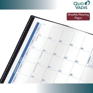 Quo Vadis 2024 Sapa X Weekly Planner 12 Months, Jan. to Dec. 3 1/2 x 5 1/4" - Refill - Productivity Time Mangement Organizer