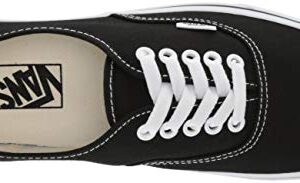 Vans Authentic, Black Black, Size 6 Men/ 7.5 Woman