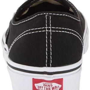 Vans Authentic, Black Black, Size 6 Men/ 7.5 Woman