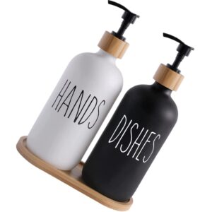 angoily 1 set soap dispenser liquid soap pump bottle lotion dispenser pump shampoo pump bottle liquid body soap bubble soap pump bottles for shampoo and conditioner cosmetic wooden