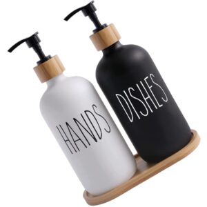 Angoily 1 Set Soap Dispenser Liquid Soap Pump Bottle Lotion Dispenser Pump Shampoo Pump Bottle Liquid Body Soap Bubble Soap Pump Bottles for Shampoo and Conditioner Cosmetic Wooden