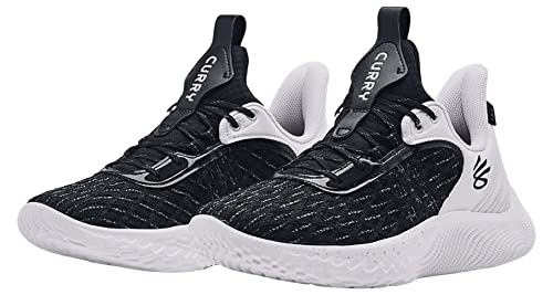 Under Armour Curry Flow 9 Team Basketball Shoes - Black - Men's Size 10 / Women's Size 11.5, Black/White