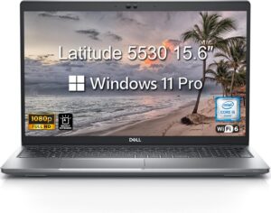dell 2023 latitude 5000 5530 business laptop computer, 15.6" fhd, 12th gen intel 10 cores i5-1235u, 16gb ddr4 ram, 1tb pcie ssd, wifi 6, bluetooth 5.2, backlit keyboard, gray, windows 11 pro