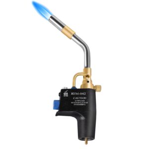 rtmmfg high-intensity propane torch head, trigger start mapp gas torch