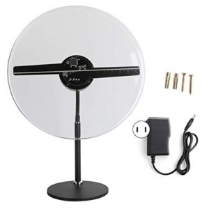 3D Hologram Fan WiFi Projector, 30cm LED 3D Advertising Projector with 256 LED Light Beads and App Control, Holographic Video Projector with Stand,for Exhibitions,Shops,Shopping Malls,Cinemas