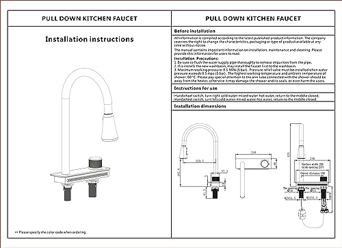 MWIDCIEW Drop In Kitchen Sink Gunmetal Gray Stainless Steel Waterfall Kitchen Sink with Pull Down Sprayhead Faucet Single Bowl Kitchen Sink Workstation with Multiple Accessories (31.5 x 17.7 inch)