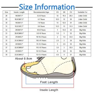 Boys Girls Shoes Kids Tennis Running Sports Athletic Running Shoes for Kids Girls Comfortable Walking Shoes（Red,13