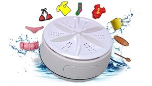mini portable washing machine - portable washing machine for sink, ideal for washing light clothes and dishwasher, portatil folding suitable for travel, home, rv, office, college room, apartment