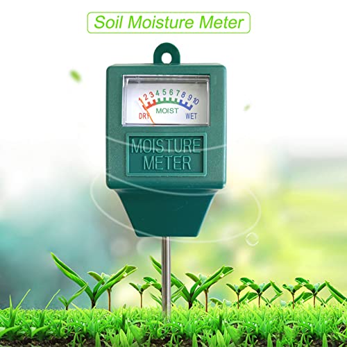 Soil Moisture Meter,Soil Tester Kit for House Potted Plants Care,Garden,Lawn,Indoor Outdoor seedlings,Soil Hygrometer Moisture Reader Sensor Probe No Battery Required
