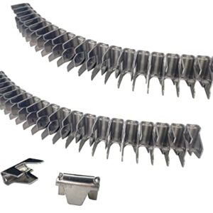 22 Inch Sofa Seat Replacement Coils with 25' Spring Wire, 40 Stay Clips & 8 Upholstery Clips Repair Kit