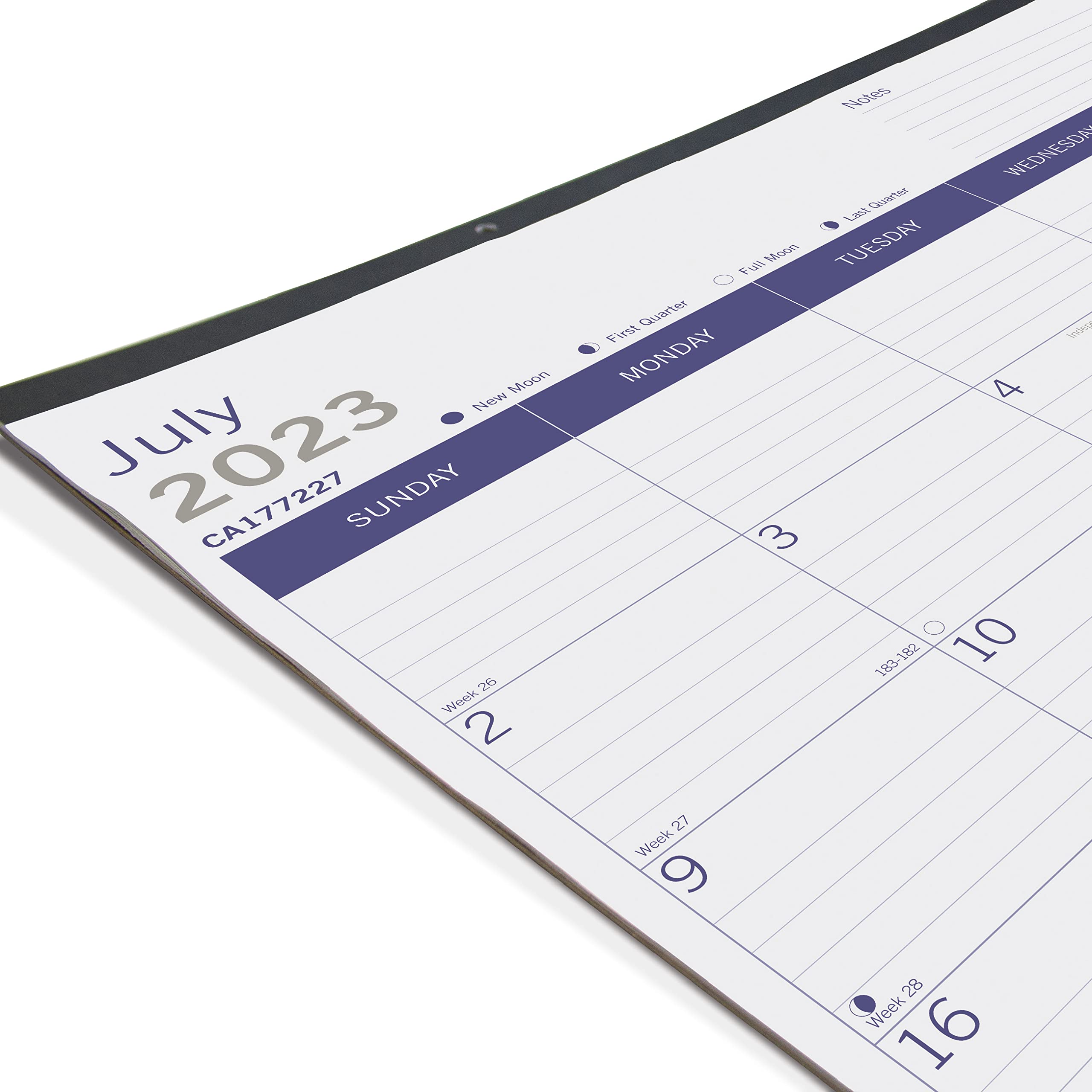 Blueline DuraGlobe Academic Monthly Desk Pad Calendar, 13 Months, July 2023 to July 2024, 22" x 17" (CA177227-24)