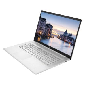HP Newest Laptop, 17.3” HD+ Touchscreen Display, 12th Gen Intel Core i7-1255U Processor, 64GB RAM, 1TB PCIe SSD, Backlit Keyboard, Fingerprint Reader, Wi-Fi, Windows 11 Home, Silver