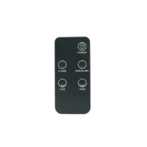 Remote Control for PuraFlame Western EF42D-FGF EF43D-FGF EF42B EF44B EF45B EF302B EF302A EF45DFGF EF45D-FGF EF45B-OGF 3D Electric Fireplace Heater