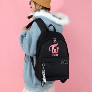 KAEFRA Casual Kpop Neｗ Twice Jeans Merch Backpack Bags Merchandise (KH003)