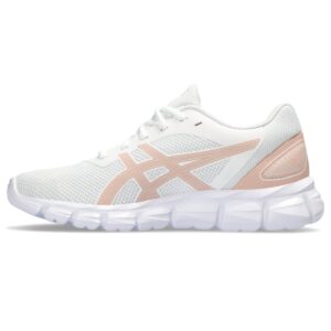 asics women's gel-quantum lyte ii sportstyle shoes, 10, white/maple sugar