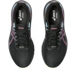 ASICS Women's GT-1000 12 GTX Shoes, 9.5, Black/HOT Pink