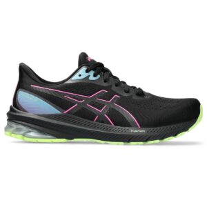 ASICS Women's GT-1000 12 GTX Shoes, 9.5, Black/HOT Pink