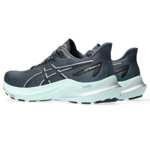 ASICS Women's GT-2000 12 Running Shoes, 8, Tarmac/Pure Silver