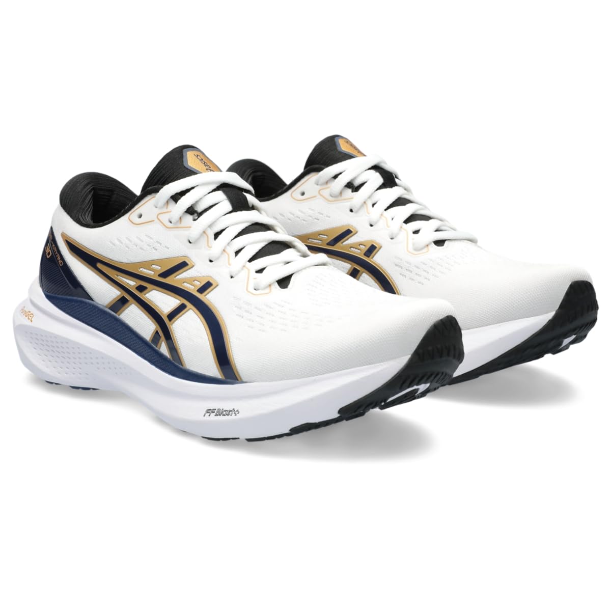 ASICS Women's Gel-Kayano 30 Anniversary Shoes, 10.5, White/DEEP Ocean