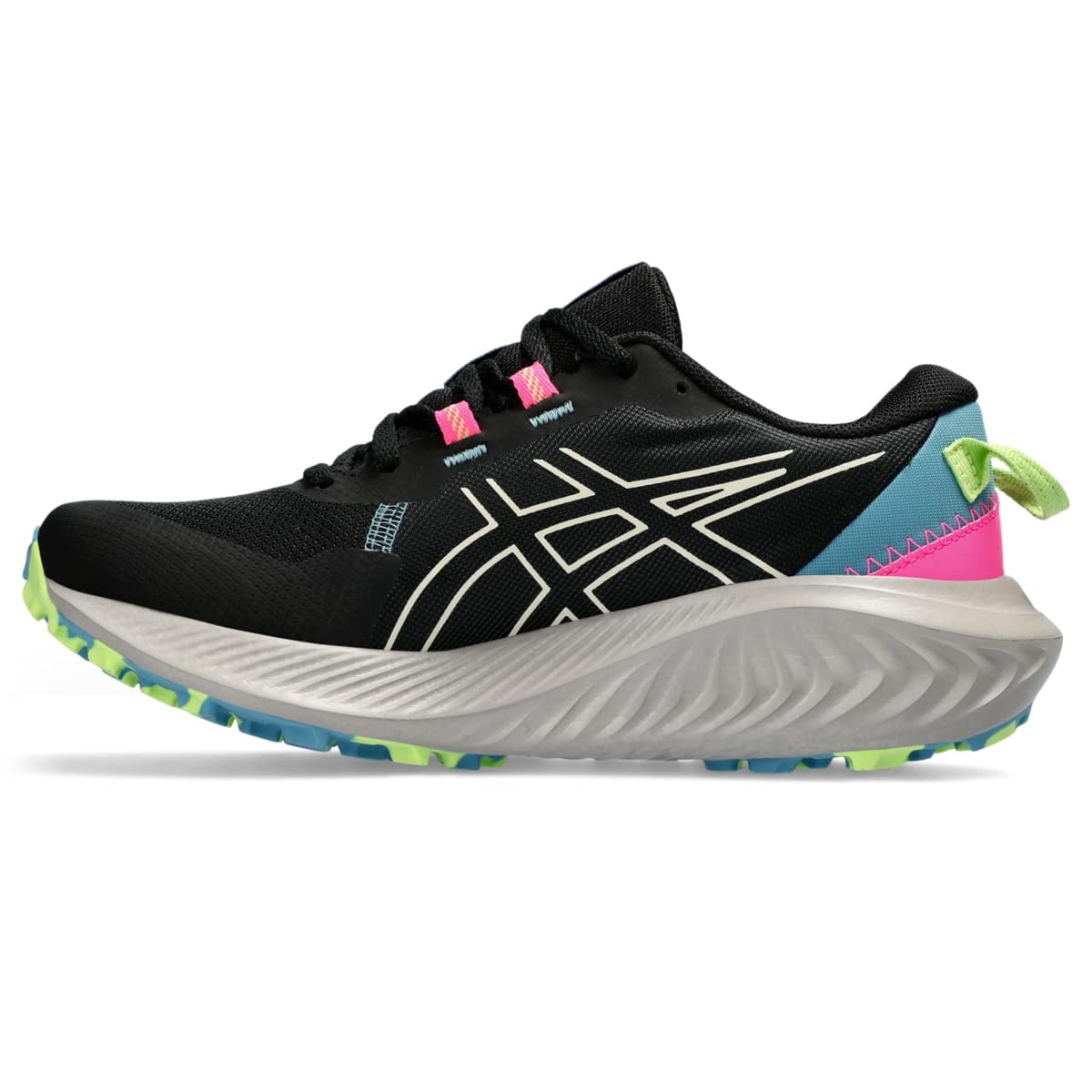 ASICS Women's Gel-Excite Trail 2 Running Shoes, 7, Black/Birch