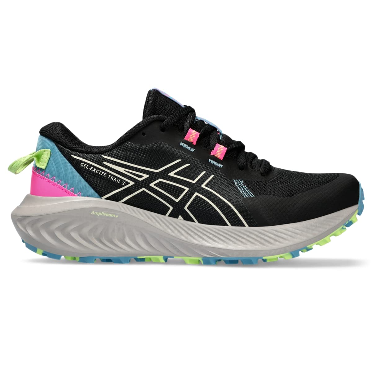 ASICS Women's Gel-Excite Trail 2 Running Shoes, 7, Black/Birch