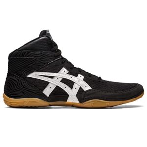 ASICS Men's Matflex 7 Wrestling Shoes, 10, Black/White