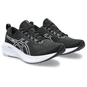 ASICS Women's Gel-Excite 10 Running Shoes, 8, Black/White