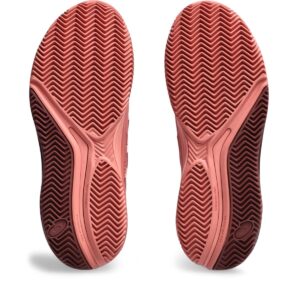 ASICS Women's Gel-Resolution 9 Clay Tennis Shoes, 10.5, Light Garnet/White