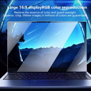 ciciglow 15.6in Laptop, Slim Laptop with Fingerprint Unlock, 8GB RAM 1TB SSD, for Intel I7 CPU, 6 Cores and 12 Threads, 1920x1080 HD Screen, for Windows 10, 8000mAh