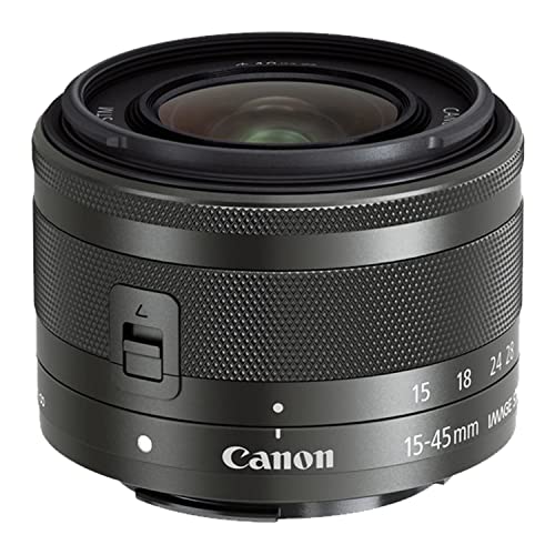 Canon EOS M200 Mirrorless Camera w/EF-M 15-45mm f/3.5-6.3 is STM Lens + EF 75-300mm f/4-5.6 III Lens + 420-800mm f/8.3 HD Lens + 2X 64GB Memory, Case, Microphone, Tripod, More (35pc Bundle)