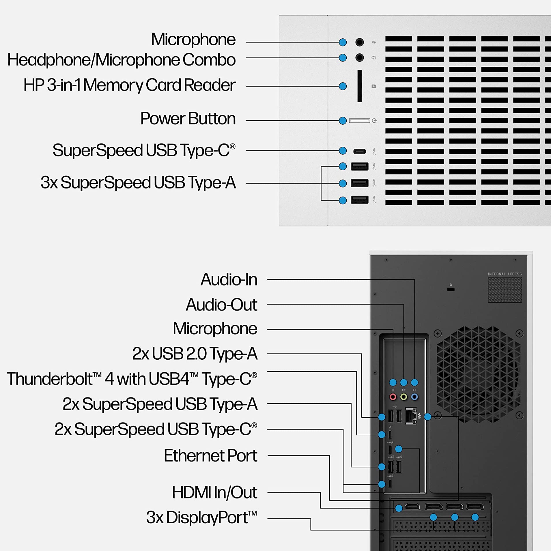 HP Envy Gaming Tower Desktop, 12th Gen Intel 16-Core i9-12900 up to 5.1GHz, 64GB DDR4 RAM, 4TB SSD, GeForce RTX 3070 8GB GDDR6, WiFi 6, Bluetooth, Windows 11 Home, BROAG Extension Cable