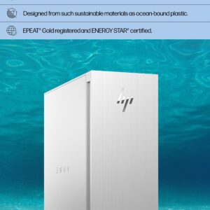 HP 2023 Envy Gaming Full Size Tower Desktop Computer, 12th Gen Intel 16-Core i9-12900 up to 5.1GHz, GeForce RTX 3070 8GB GDDR6, 32GB DDR4 RAM, 1TB PCIe SSD, WiFi 6, Bluetooth, Windows 11, BROAG Cable