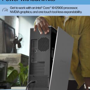 HP 2023 Envy Gaming Full Size Tower Desktop Computer, 12th Gen Intel 16-Core i9-12900 up to 5.1GHz, GeForce RTX 3070 8GB GDDR6, 32GB DDR4 RAM, 1TB PCIe SSD, WiFi 6, Bluetooth, Windows 11, BROAG Cable