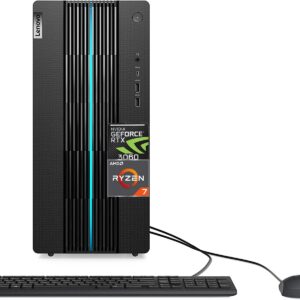 Lenovo IdeaCentre Gaming Desktop 2023 Newest, NVIDIA GeForce RTX 3060 Graphics, AMD Ryzen 7 5700G Processor(Beat i7-12650H), 64GB DDR4 RAM, 2TB SSD, 1TB HDD, Bluetooth, HDMI, Windows 11 Home