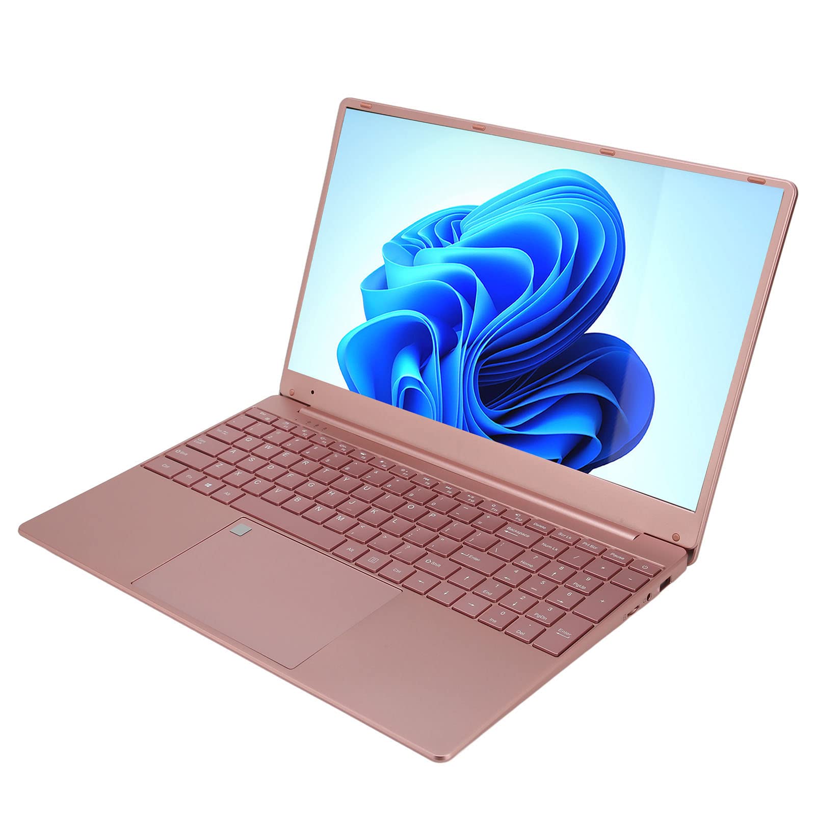 Zopsc 15.6in Laptop for Windows 10, BT, 12+256G, 1920 * 1080, HD 2K IPS Laptop with Fingerprint Unlock and Numeric Keypad for Intel N5095 CPU, Built in Microphone.
