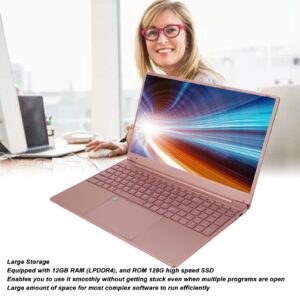 Zopsc 15.6in Laptop for Windows 10, BT, 12+256G, 1920 * 1080, HD 2K IPS Laptop with Fingerprint Unlock and Numeric Keypad for Intel N5095 CPU, Built in Microphone.