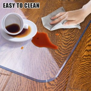 Nctoberows Clear Chair Mat for Hard Floor, 1/5" Thick 36" x 48" PVC Desk Chair Mat - Heavy Duty Floor Protector for Office & Home, Easy to Clean