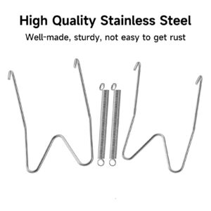 Fasunry 10 Pack 8 Inch Plate Hangers, Plate Hangers for The Wall with 12 Pack Wall Hooks, Compatible 7.5 to 8.5 Inch Decorative Plates and Arts