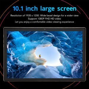 Tablet 10 Inch for Android 12.0, 4G LTE Tablets, 6GB RAM 128GB ROM, 512GB Expand, Octa Core, 8MP+16MP, Dual SIM, FHD 1920x1200, BT5.0, 7000mAh Fast Charge, 5G WiFi (Gold)