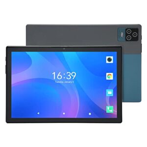 tablet 10 inch for android 12.0, 6gb ram 128gb rom, 512gb expand, octa core 4g lte tablets, 8mp+16mp, fhd 1920x1200, bt5.0, 7000mah fast charge, 2.4g/5g wifi (blue)