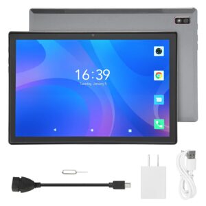 Tablet 10 Inch for Android 12.0, 4G LTE Tablets, 6GB RAM 128GB ROM, 512GB Expand, Octa Core, 8MP+16MP, Dual SIM, FHD 1920x1200, BT5.0, 7000mAh Fast Charge, 5G WiFi (Iron Gray)